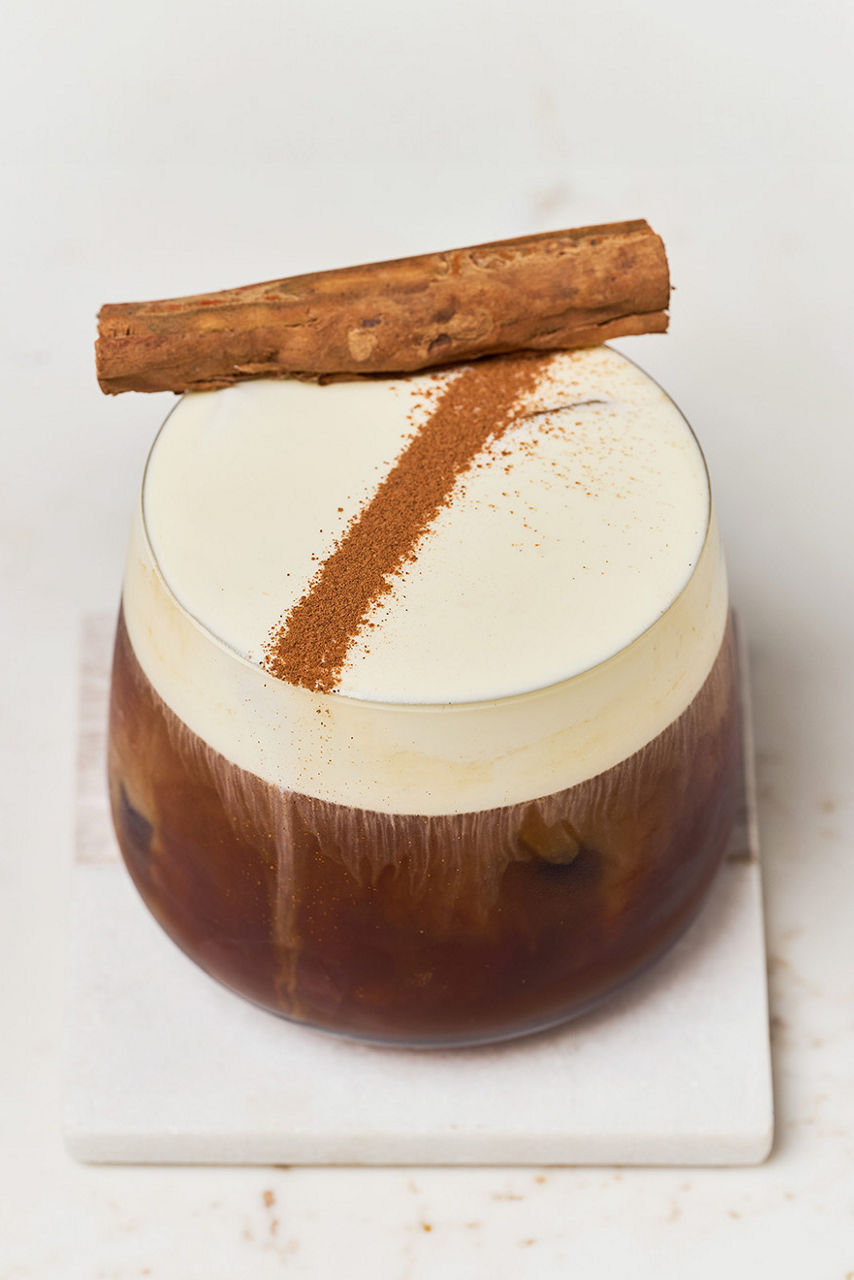 Iced Cinnamon Caramel Cold Brew